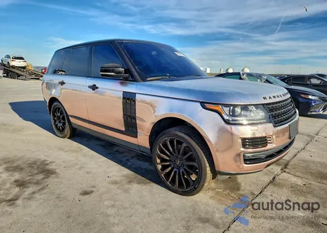 2015 Land Rover Range Rover Hse z USA, uszkodzony, nr VIN SALGS2VF5FA209697